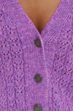 Γυναικεία Με φερμουάρ Ζακέτα από μίγμα μαλλιού Medicine μοβ -Medicine Κατάστημα unnamed file 252