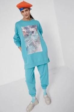 Γυναικεία Παντελόνια φόρμας Medicine - Παντελόνι Eviva L'arte τιρκουάζ -Medicine Κατάστημα unnamed file 2539