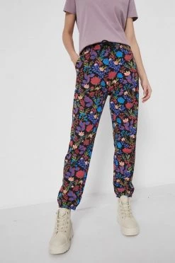 Γυναικεία Παντελόνια φόρμας Medicine - Παντελόνι Basic μαύρο