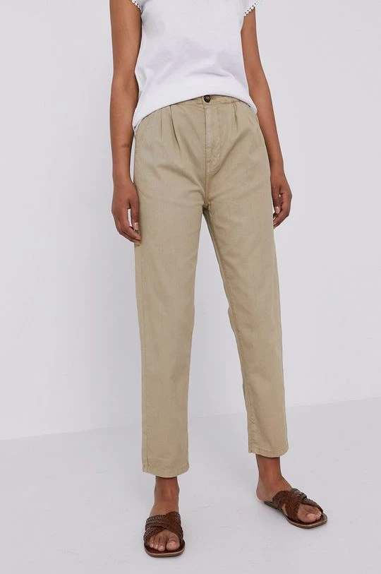 Γυναικεία Υφασμάτινα Medicine - Παντελόνι Essential χρώμα της άμμου 4 Γυναικεία Υφασμάτινα Medicine - Παντελόνι Essential χρώμα της άμμου - Image 2