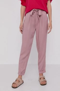 Γυναικεία Υφασμάτινα Medicine - Παντελόνι Basic χρώμα της άμμου