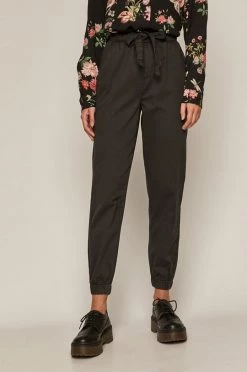 Γυναικεία Υφασμάτινα Medicine - Παντελόνι Basic μαύρο