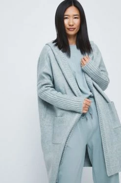 Γυναικεία Με φερμουάρ Πλεκτή ζακέτα Medicine τιρκουάζ