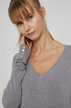 Γυναικεία Χωρίς φερμουάρ Medicine - Πουλόβερ Basic ανοιχτό γκρι -Medicine Κατάστημα unnamed file 2730