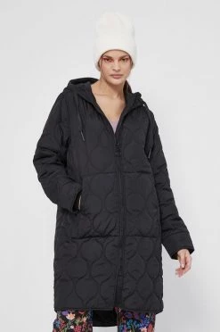 Γυναικεία Μακριά μπουφάν Medicine - Μπουφάν Essential χλωμό πράσινο