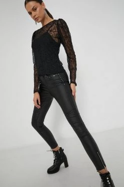 Γυναικεία Υφασμάτινα Medicine - Παντελόνι Disco Inferno μαύρο