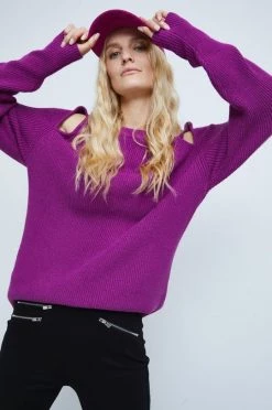 Γυναικεία Χωρίς φερμουάρ Πουλόβερ Medicine μοβ -Medicine Κατάστημα unnamed file 368