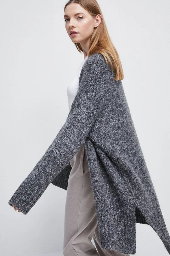 Γυναικεία Με φερμουάρ Πλεκτή ζακέτα Medicine γκρι 3 Γυναικεία Με φερμουάρ Πλεκτή ζακέτα Medicine γκρι