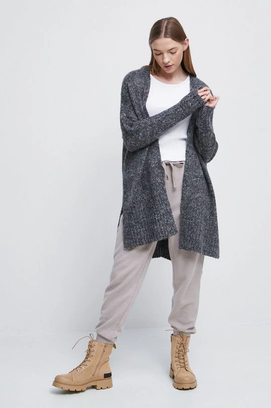 Γυναικεία Με φερμουάρ Πλεκτή ζακέτα Medicine γκρι 4 Γυναικεία Με φερμουάρ Πλεκτή ζακέτα Medicine γκρι - Image 2