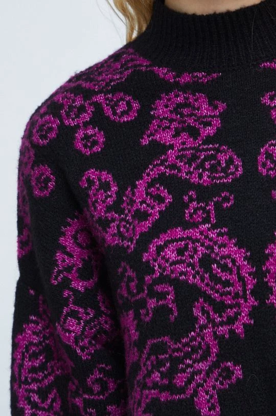 Γυναικεία Χωρίς φερμουάρ Πουλόβερ με προσθήκη μαλλιού Medicine χρώμα: μαύρο 7 Γυναικεία Χωρίς φερμουάρ Πουλόβερ με προσθήκη μαλλιού Medicine χρώμα: μαύρο - Image 5