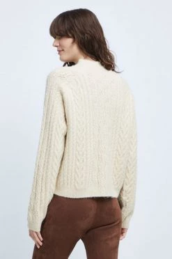 Γυναικεία Χωρίς φερμουάρ Πουλόβερ με προσθήκη μαλλιού Medicine χρώμα: μπεζ -Medicine Κατάστημα unnamed file 589