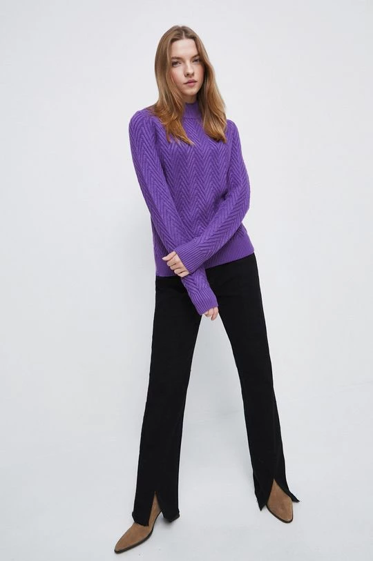 Γυναικεία Χωρίς φερμουάρ Πουλόβερ Medicine μοβ 7 Γυναικεία Χωρίς φερμουάρ Πουλόβερ Medicine μοβ - Image 5