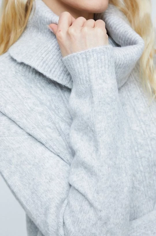 Γυναικεία Χωρίς φερμουάρ Πουλόβερ με προσθήκη μαλλιού Medicine χρώμα: γκρι 7 Γυναικεία Χωρίς φερμουάρ Πουλόβερ με προσθήκη μαλλιού Medicine χρώμα: γκρι - Image 5