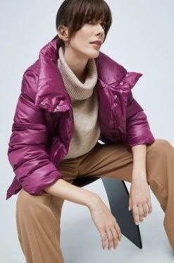 Γυναικεία Κοντά μπουφάν Μπουφάν Medicine ροζ,