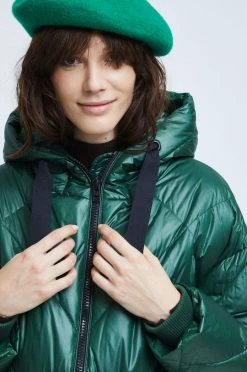 Γυναικεία Κοντά μπουφάν Μπουφάν με επένδυση από πούπουλα Medicine πράσινο -Medicine Κατάστημα unnamed file 722