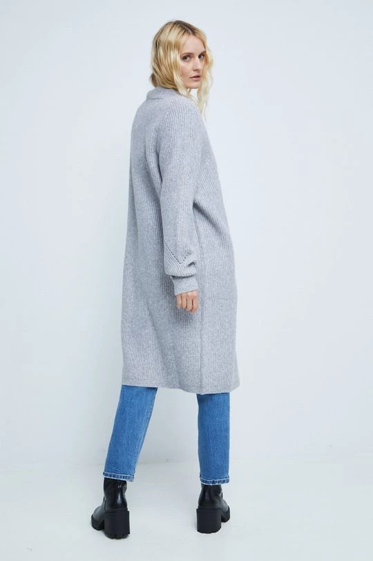 Γυναικεία Με φερμουάρ Ζακέτα από μίγμα μαλλιού Medicine γκρι 5 Γυναικεία Με φερμουάρ Ζακέτα από μίγμα μαλλιού Medicine γκρι - Image 3