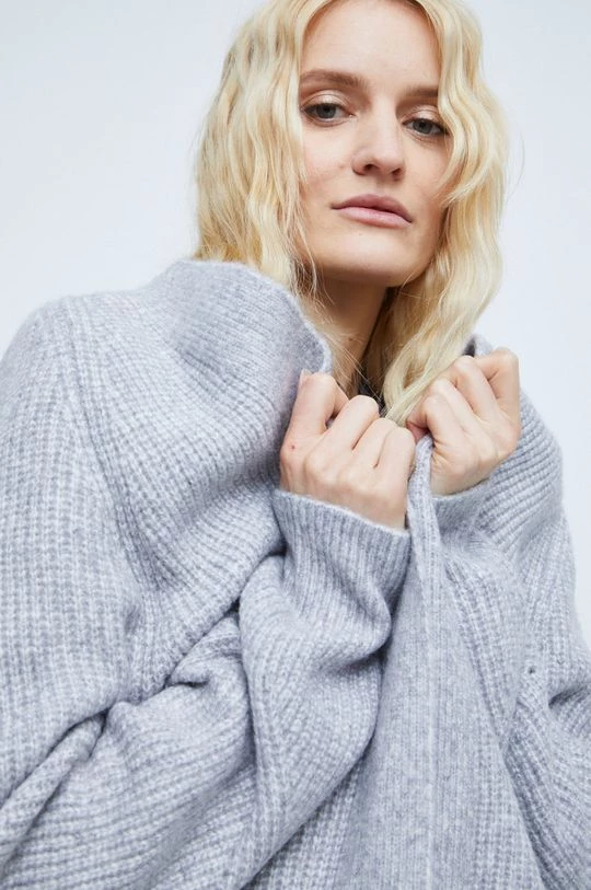 Γυναικεία Με φερμουάρ Ζακέτα από μίγμα μαλλιού Medicine γκρι 6 Γυναικεία Με φερμουάρ Ζακέτα από μίγμα μαλλιού Medicine γκρι - Image 4