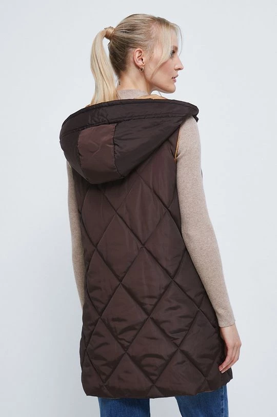 Γυναικεία Γιλέκα Γιλέκο δύο όψεων Medicine χρώμα: καφέ 6 Γυναικεία Γιλέκα Γιλέκο δύο όψεων Medicine χρώμα: καφέ - Image 4