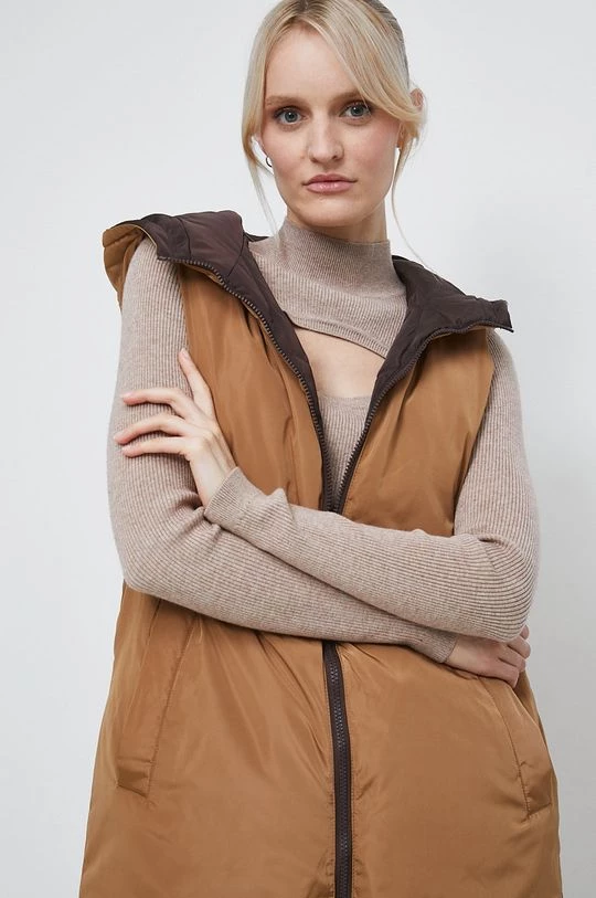 Γυναικεία Γιλέκα Γιλέκο δύο όψεων Medicine χρώμα: καφέ 7 Γυναικεία Γιλέκα Γιλέκο δύο όψεων Medicine χρώμα: καφέ - Image 5