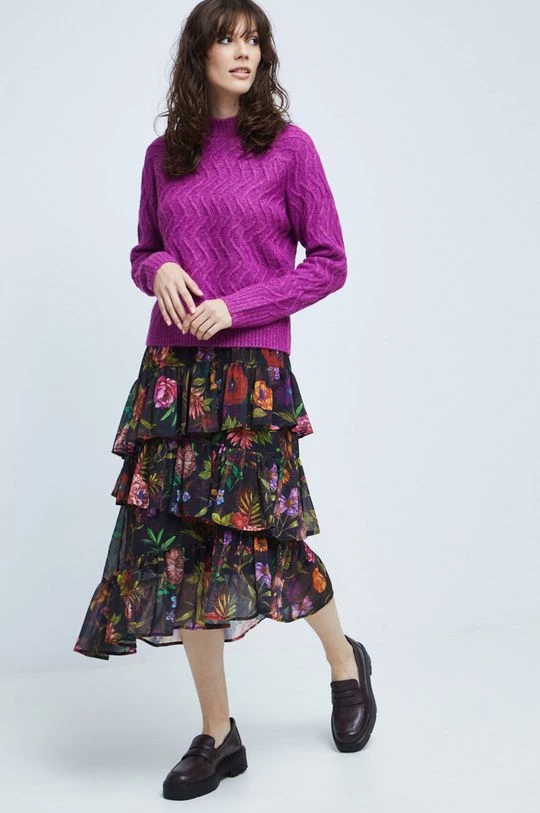 Γυναικεία Χωρίς φερμουάρ Πουλόβερ Medicine μοβ 4 Γυναικεία Χωρίς φερμουάρ Πουλόβερ Medicine μοβ - Image 2