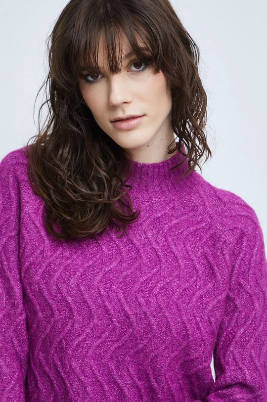 Γυναικεία Χωρίς φερμουάρ Πουλόβερ Medicine μοβ 7 Γυναικεία Χωρίς φερμουάρ Πουλόβερ Medicine μοβ - Image 5