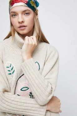 Γυναικεία Πόντσο Μάλλινη μπλουζα Medicine μπεζ -Medicine Κατάστημα unnamed file 802