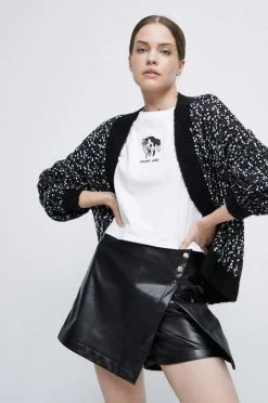 Γυναικεία Με φερμουάρ Πλεκτή ζακέτα Medicine μαύρο -Medicine Κατάστημα unnamed file 808