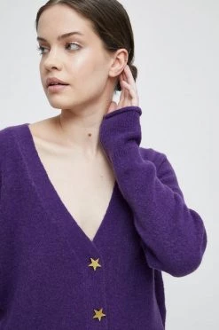 Γυναικεία Με φερμουάρ Ζακέτα από μίγμα μαλλιού Medicine μοβ -Medicine Κατάστημα unnamed file 818