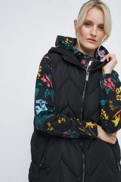 Medicine Κατάστημα 49 Γυναικεία Γιλέκα Αμάνικο μπουφάν Medicine μαύρο