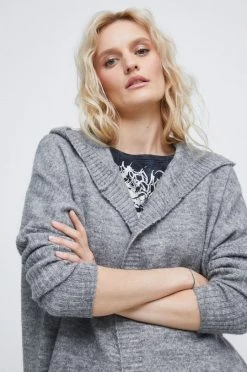 Γυναικεία Με φερμουάρ Ζακέτα από μίγμα μαλλιού Medicine γκρι -Medicine Κατάστημα unnamed file 846