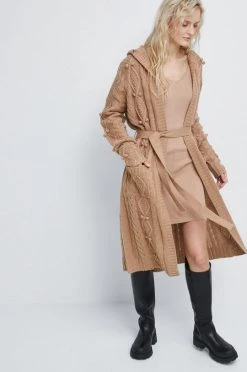 Γυναικεία Με φερμουάρ Πλεκτή ζακέτα Medicine μπεζ -Medicine Κατάστημα unnamed file 852