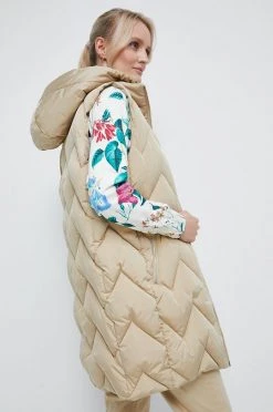 Γυναικεία Γιλέκα Αμάνικο μπουφάν Medicine μπεζ