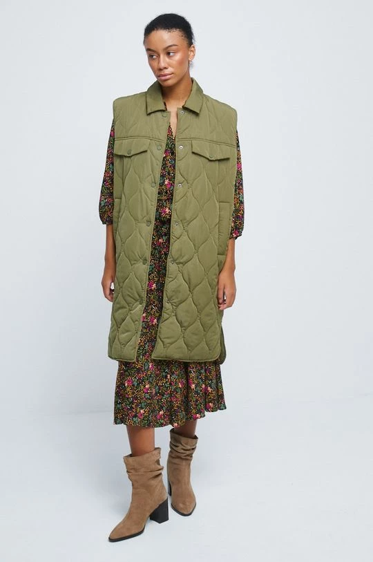 Γυναικεία Γιλέκα Αμάνικο μπουφάν Medicine πράσινο 6 Γυναικεία Γιλέκα Αμάνικο μπουφάν Medicine πράσινο - Image 4